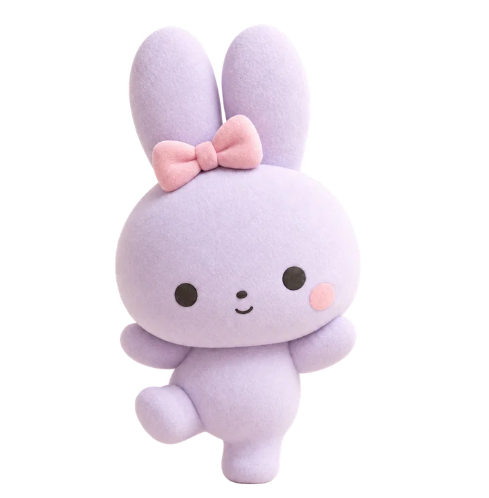 Flurry, a bunny, standing figure